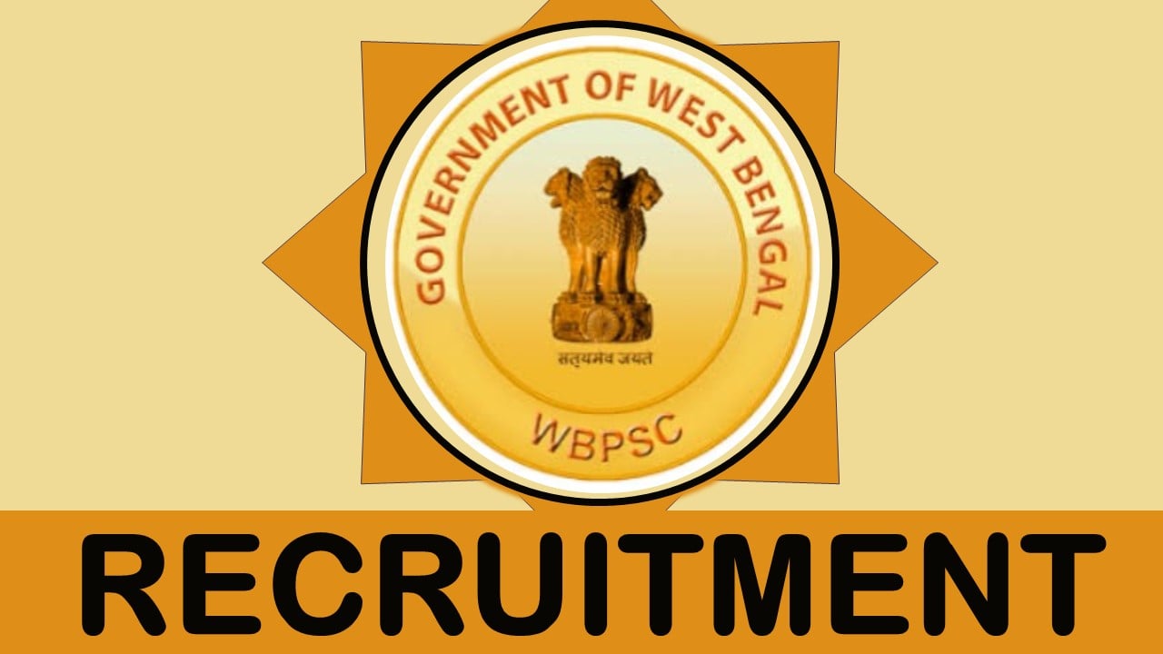 WBPSC 2023 Recruitment for Various Post
