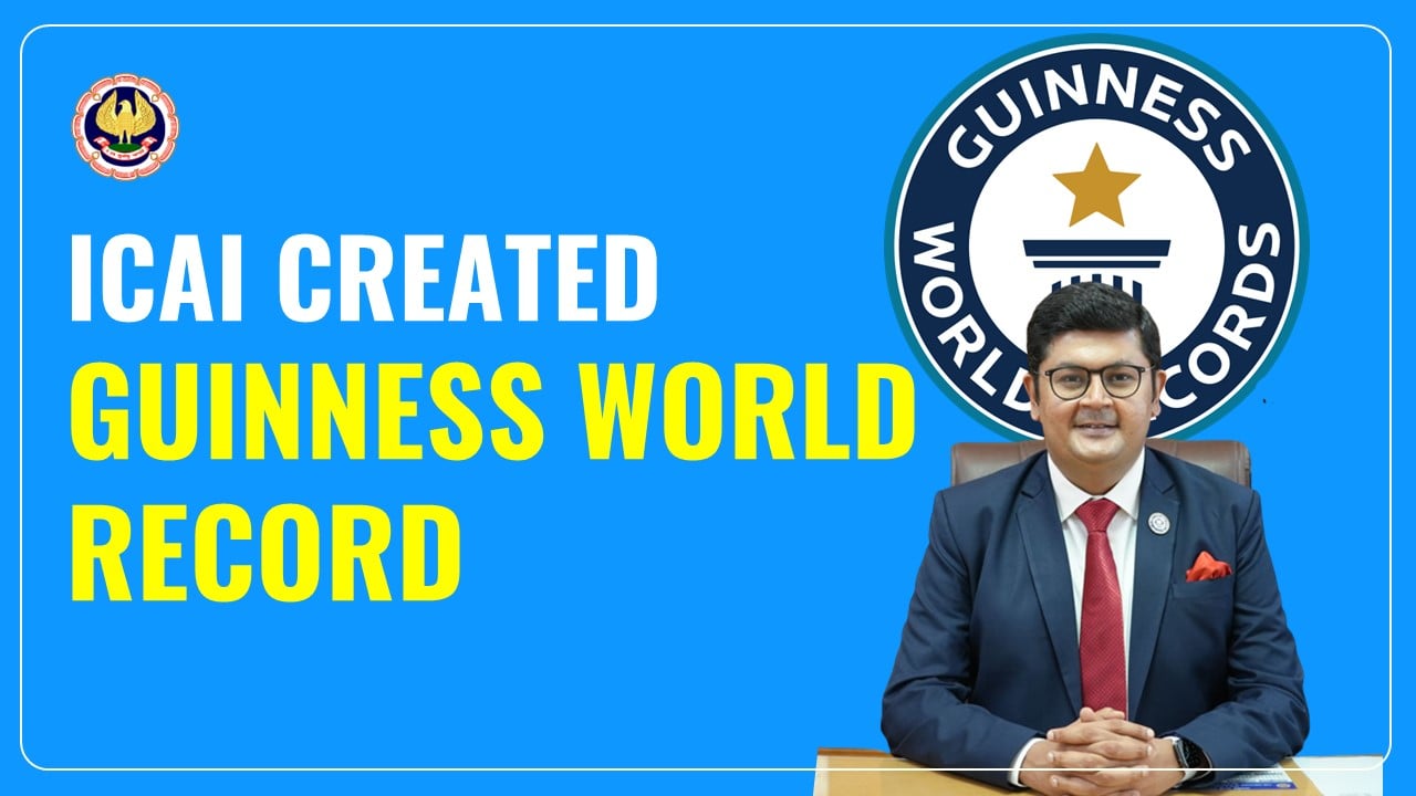 ICAI creates Guinness World Record with Largest Accounting Lesson