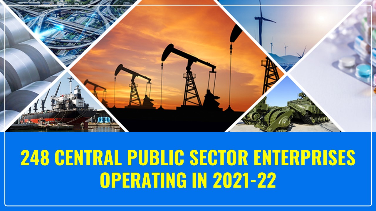 248 Central Public Sector Enterprises Operating in 2021-22