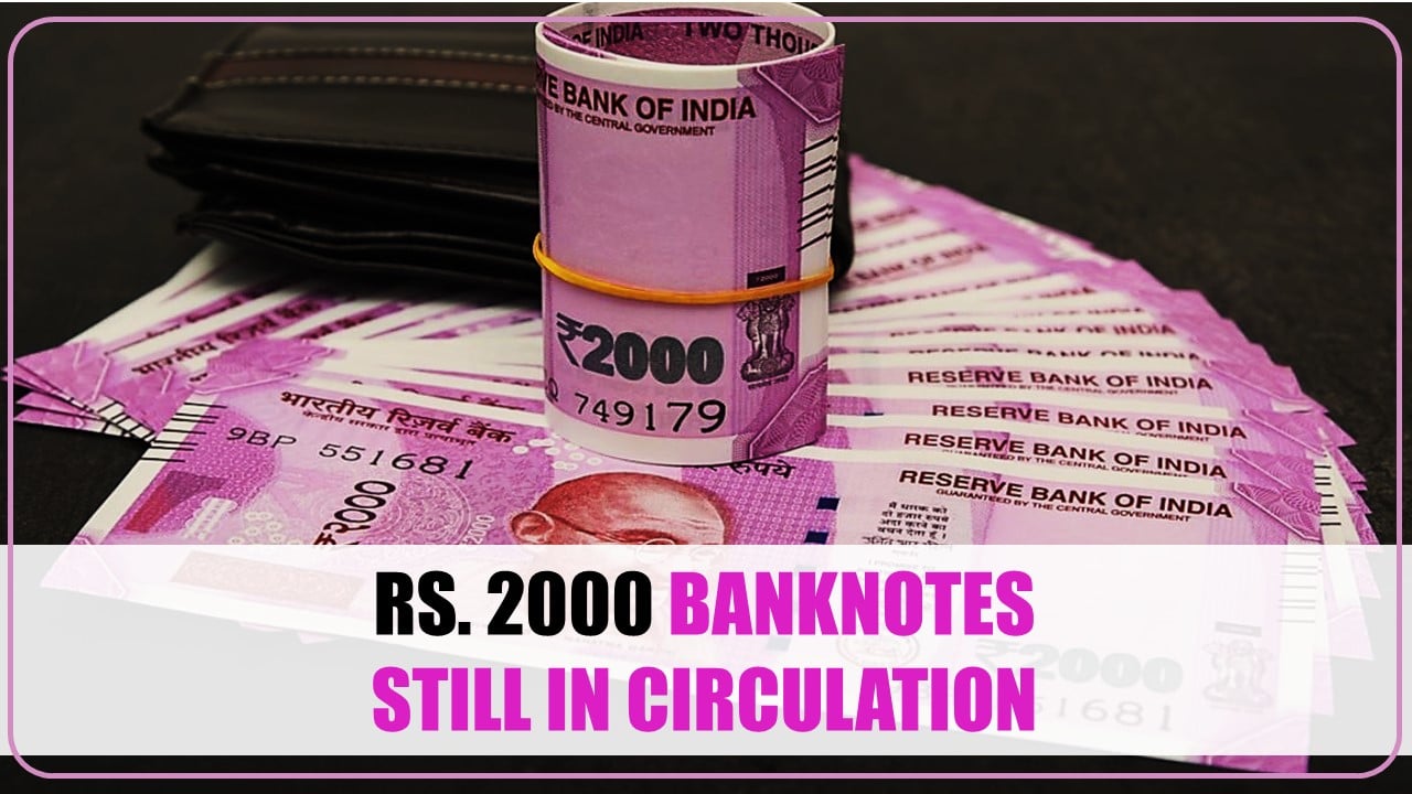Less than 3% Rs. 2000 Notes pending to be returned; RBI