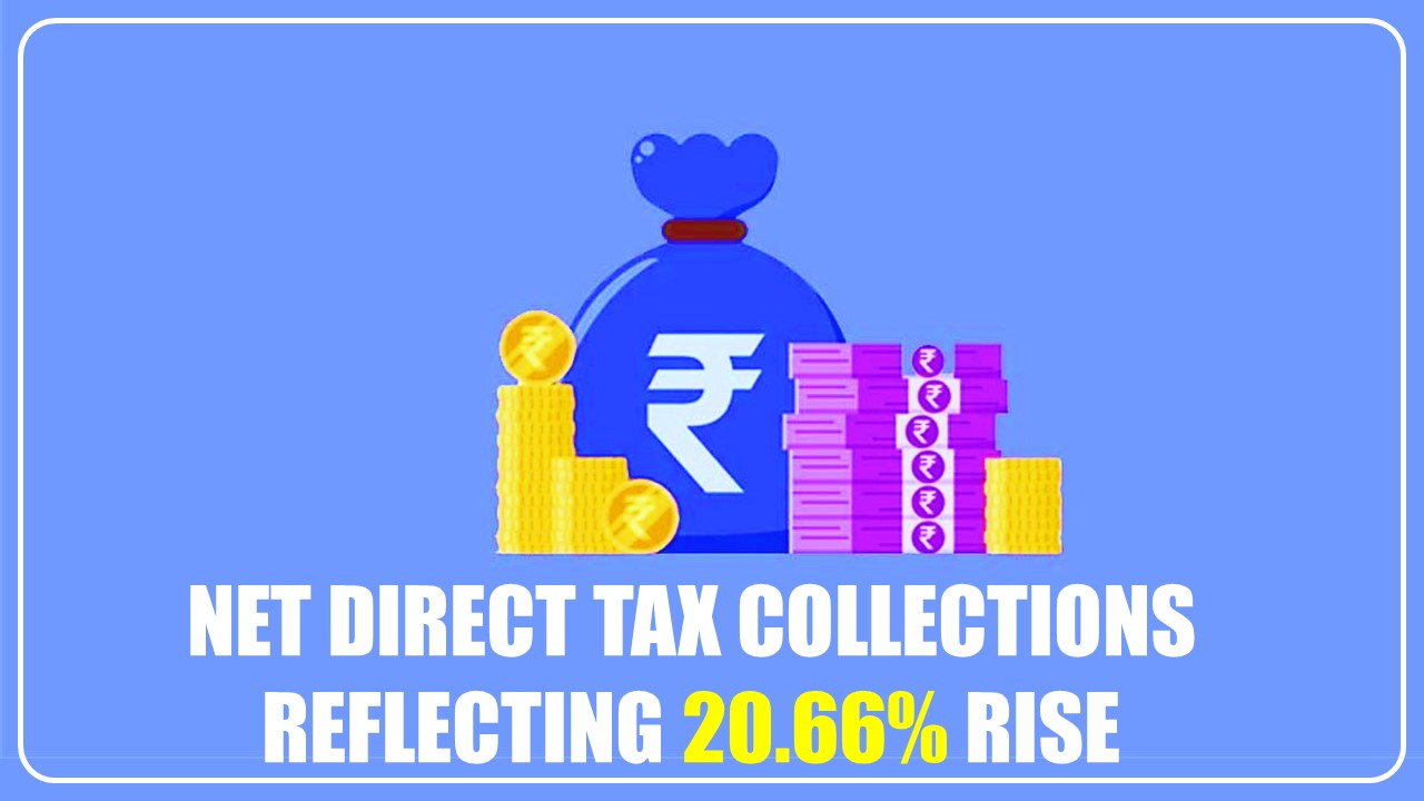 Net Direct Tax collections for FY 2023-24 grew at over 20.66%