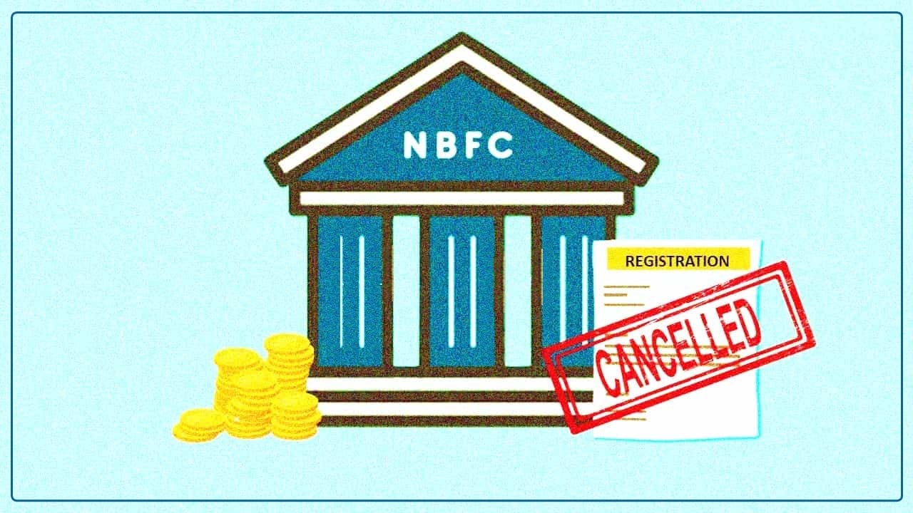 RBI cancels Certificate of Registration of One NBFC