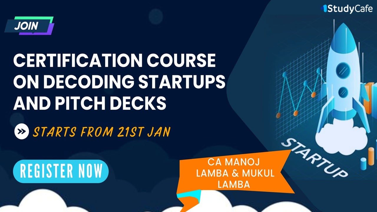 5 Days Certification Course on Decoding Startups and Pitch Decks