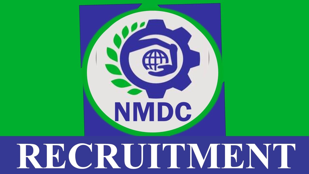 NMDC Recruitment 2024: Check Posts, Salary, Qualification, Experience  Age  and Interview Details 