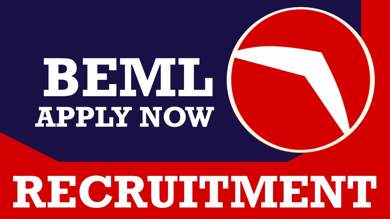 BEML Recruitment 2024: New Opportunity Out, Check Post, Age, Qualification, Job Location and Other Information