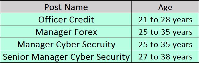 Age Limit for PNB Recruitment 2024