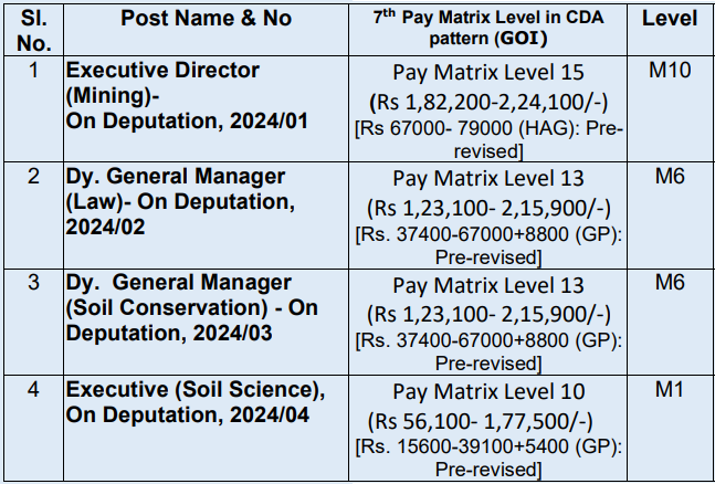 Salary for DVC Recruitment 2024