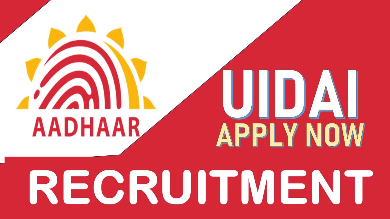 UIDAI Recruitment 2024: Check Post, Age Limit, Salary, Qualification, and Other Important Details