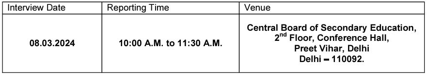 CBSE Recruitment 2024 New Notification Out Check Post Salary Age   Cbse.posts .2024 
