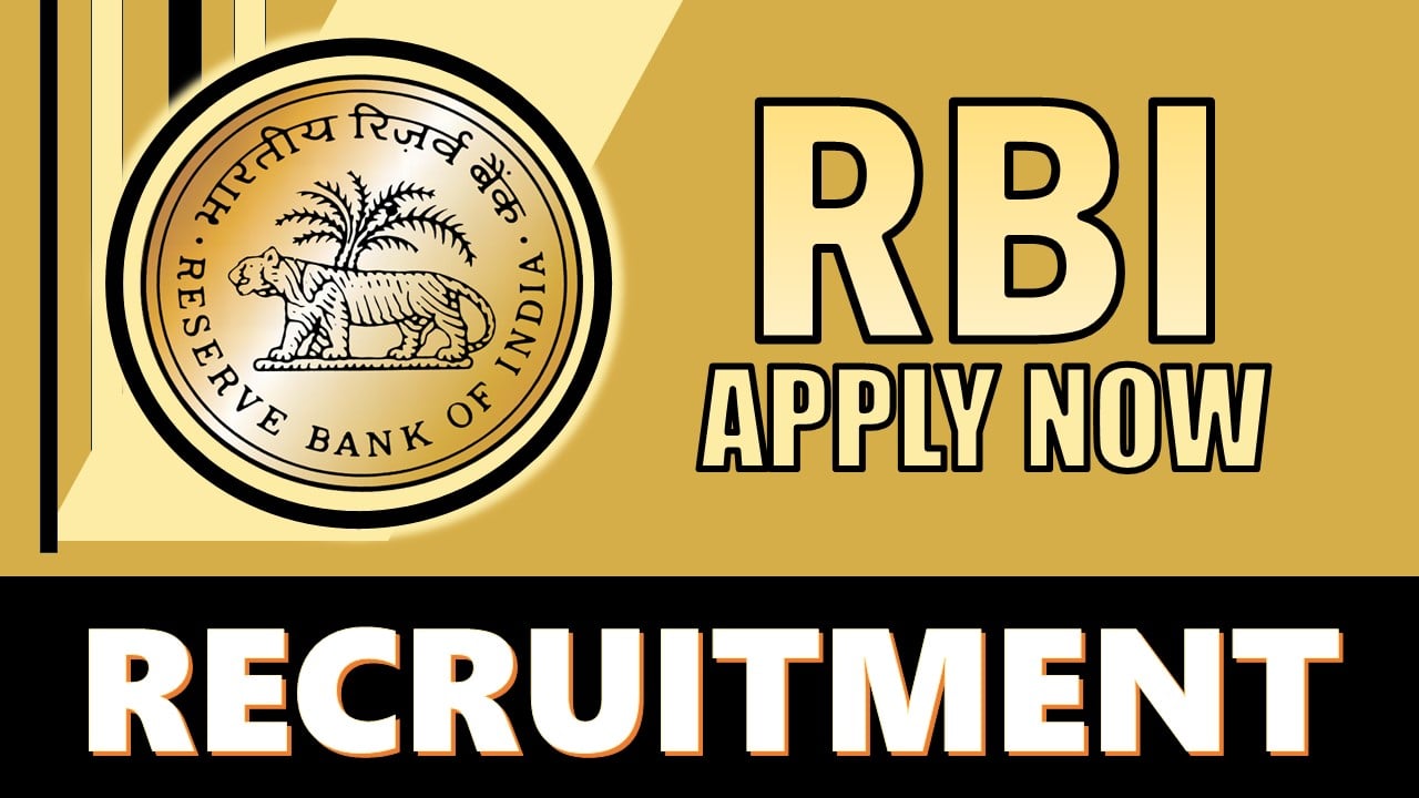 RBI Recruitment 2024: Per hour Salary Up to 1000, Check Post, Tenure, Qualification, Age and Imp Details to Apply
