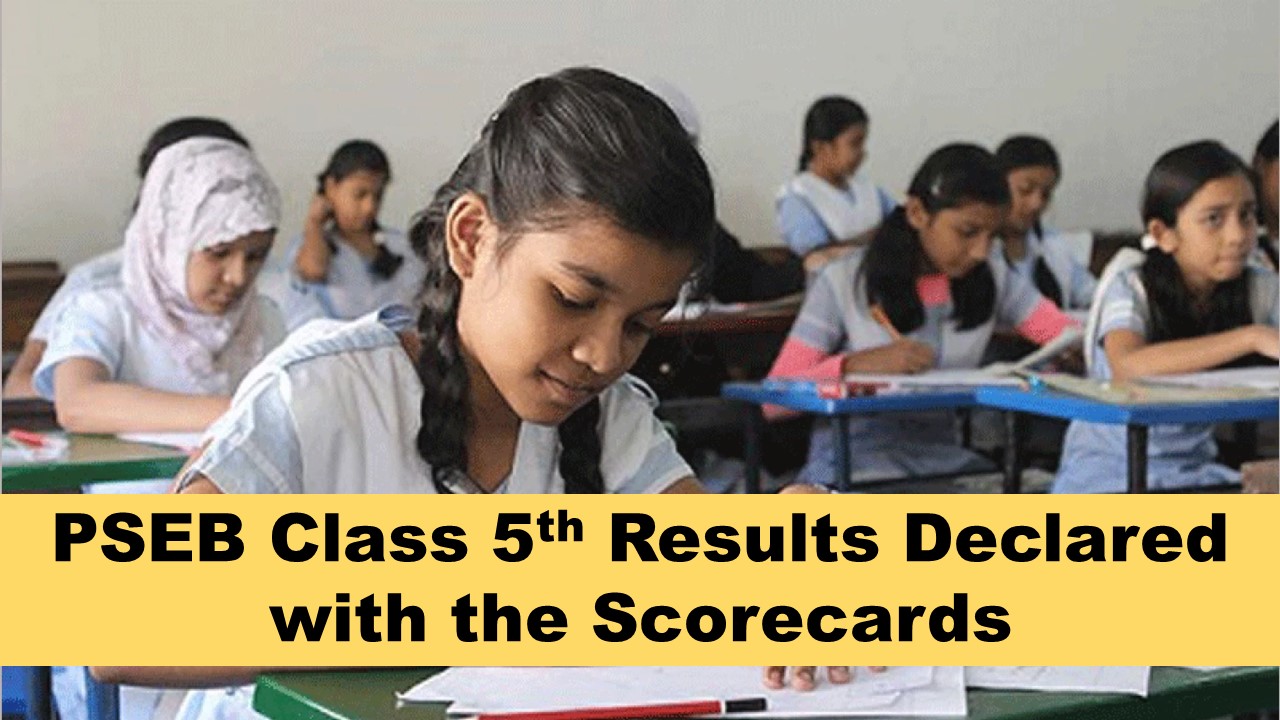 PSEB Class 5th Results 2024 Released: How to Download the Scorecards for Class 5th