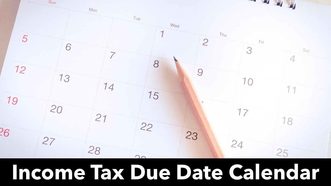 Income Tax Due Date Calender: May 2024