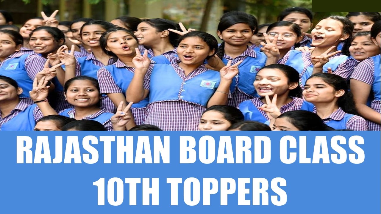 RBSE Class 10th Toppers 2024: Rajasthan Board Class 10th Toppers 2024