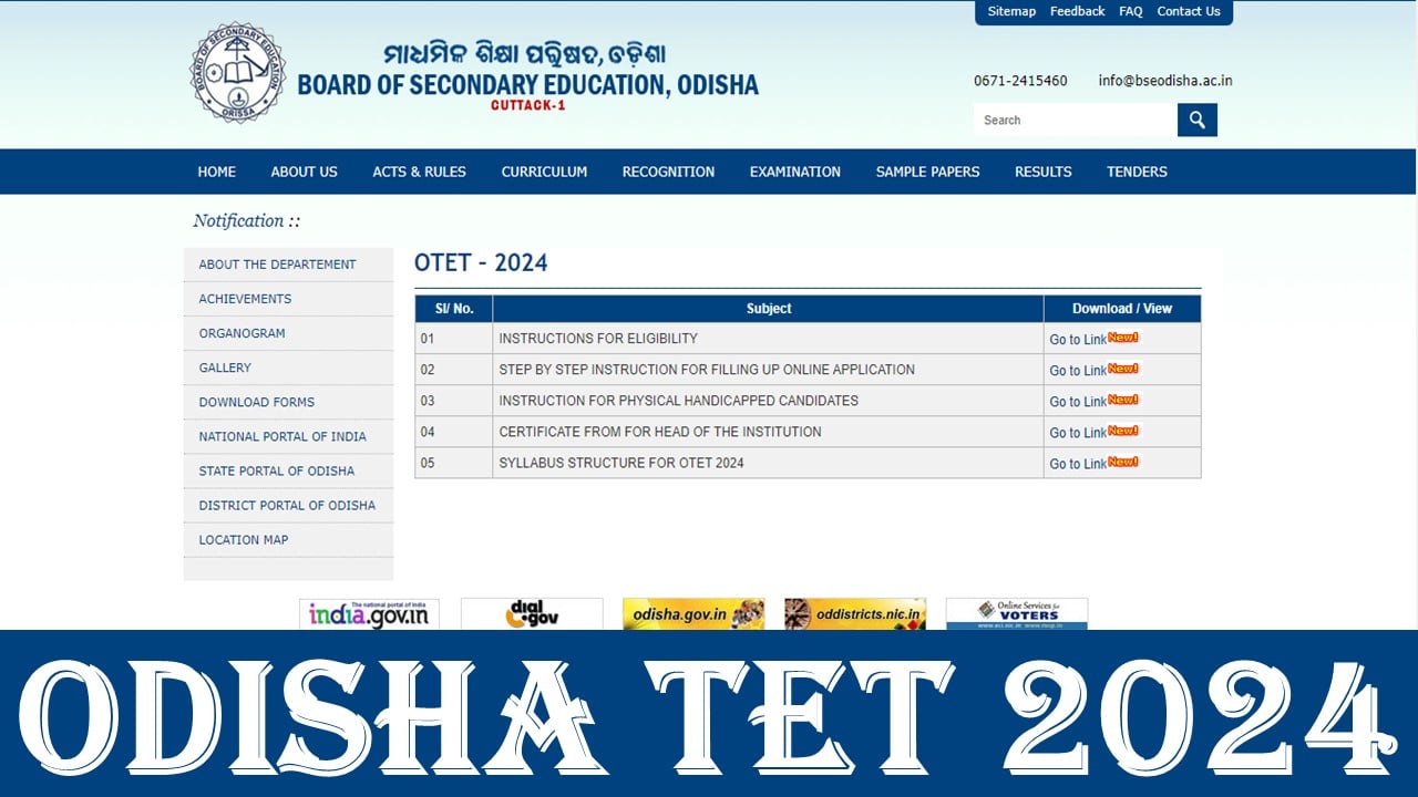 Odisha TET 2024: OTET Registration Portal Opens; Check Steps to Apply and Other Details Here