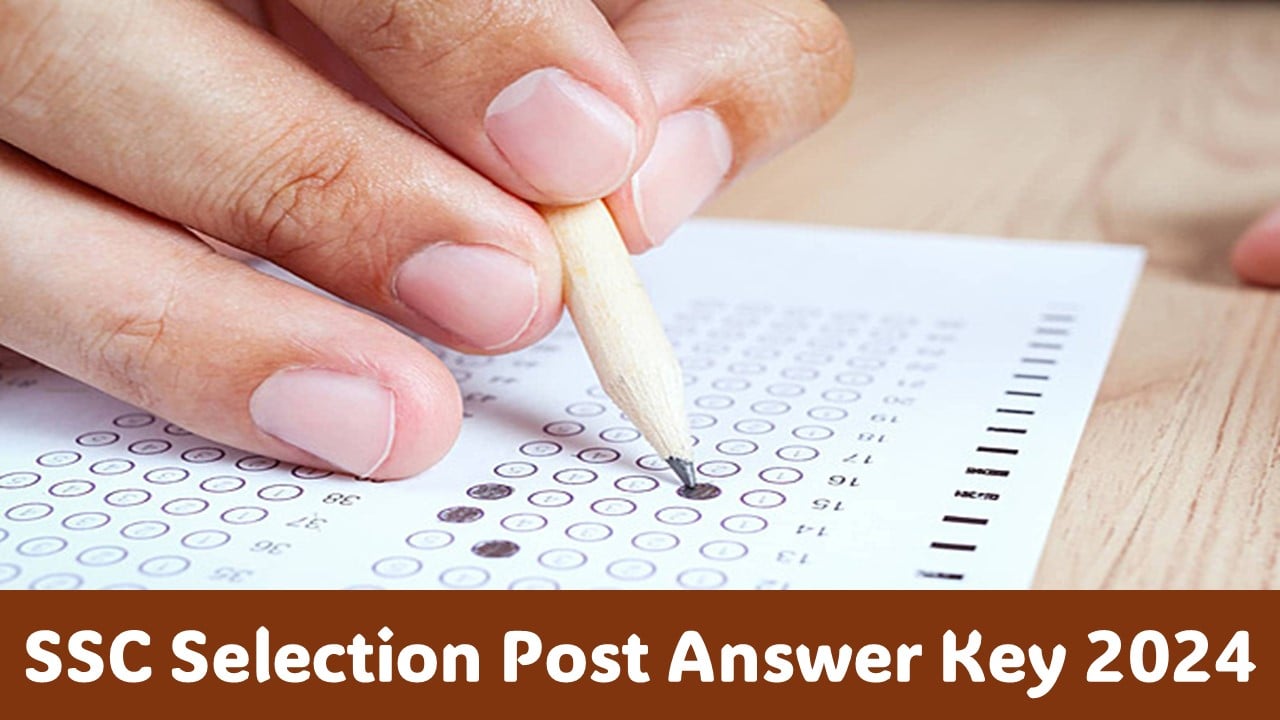 SSC Selection Post Answer Key 2024: SSC Selection Post Phase 12 Answer Key; Check Response Sheet and Cut Off Marks Here