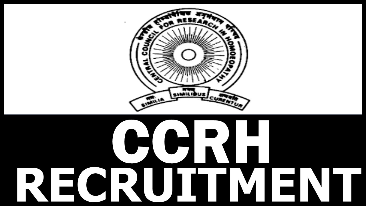 CCRH Recruitment 2024: Walk-In-Interview, Check Posts, Qualification, Salary and Other Details