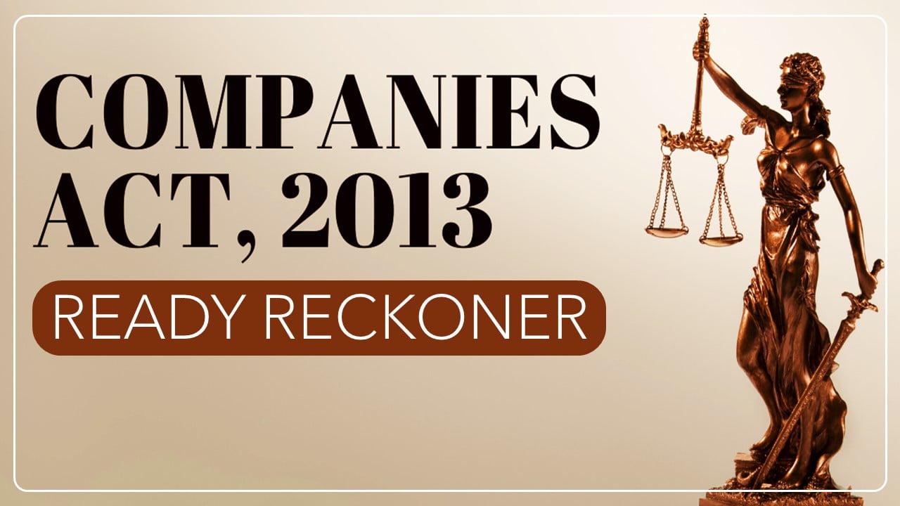 ICSI released Companies Act 2013 Ready Reckoner Updated till Nov 2024