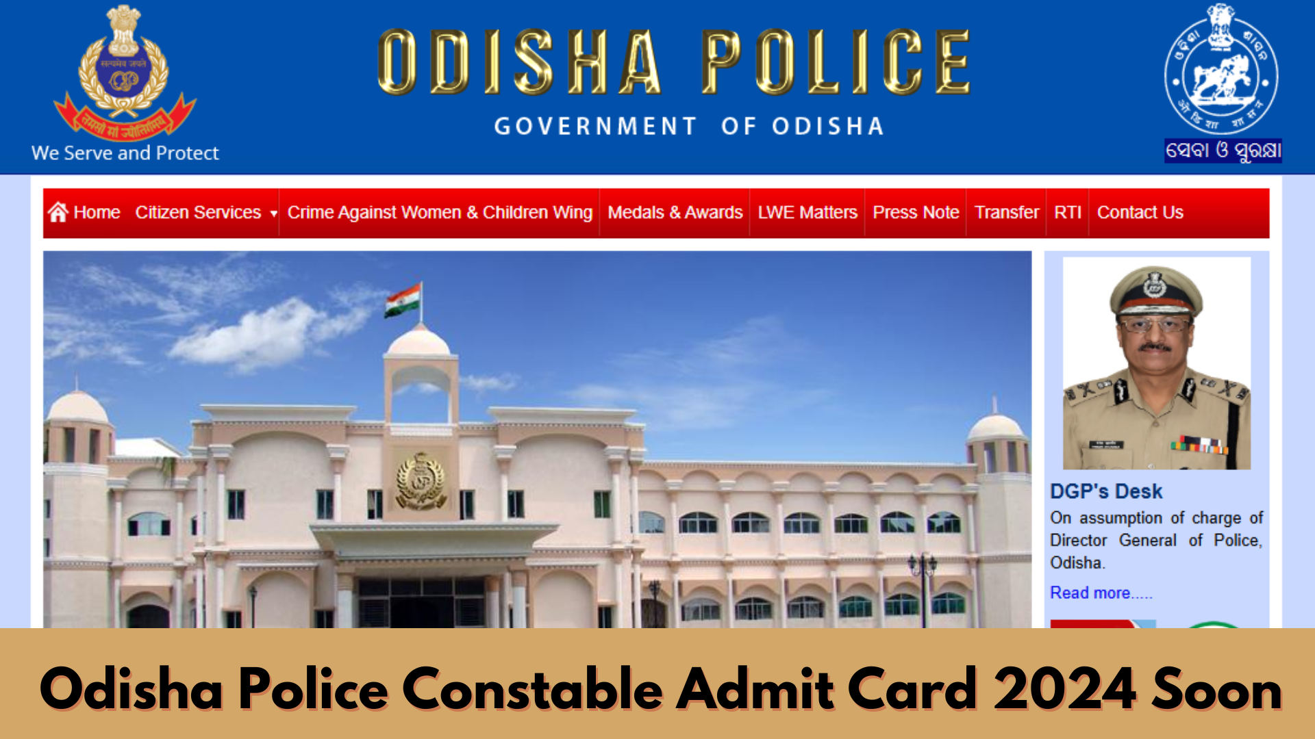 SSB Official Announcement: Odisha Police Constable Admit Card 2024 to be Released Soon