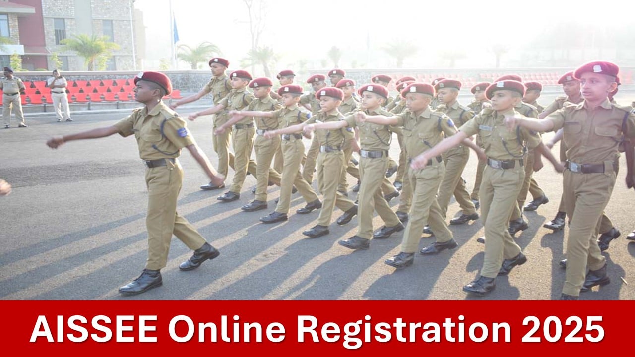 AISSEE Online Registration 2025: Application Open for Sainik School Admissions, Know Last Date