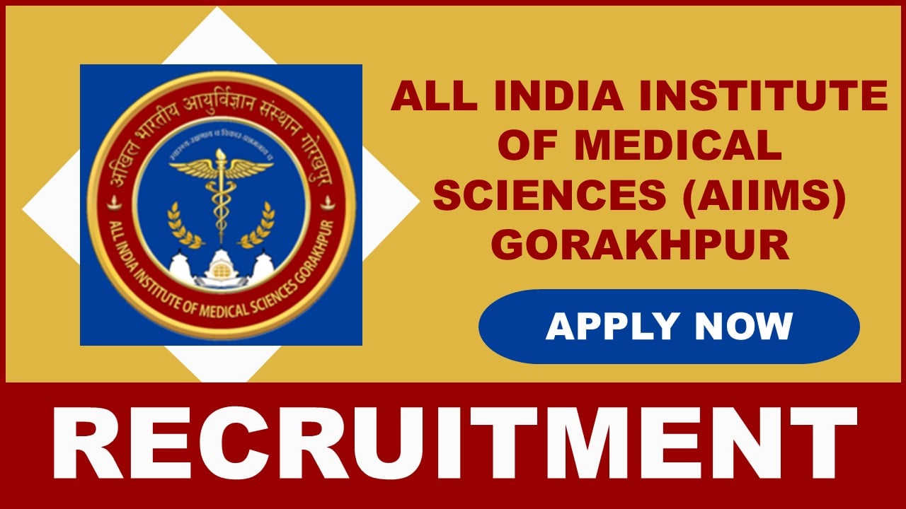 AIIMS Gorakhpur Recruitment 2024: Application Open For Pee Educator/support Post, Apply For Walk-in-Interview