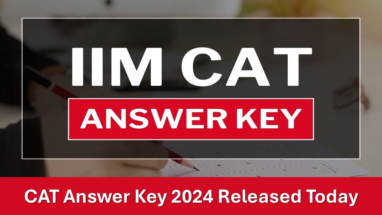 CAT Answer Key 2024 Released Today: Download Response Sheet From iimcat.ac.in