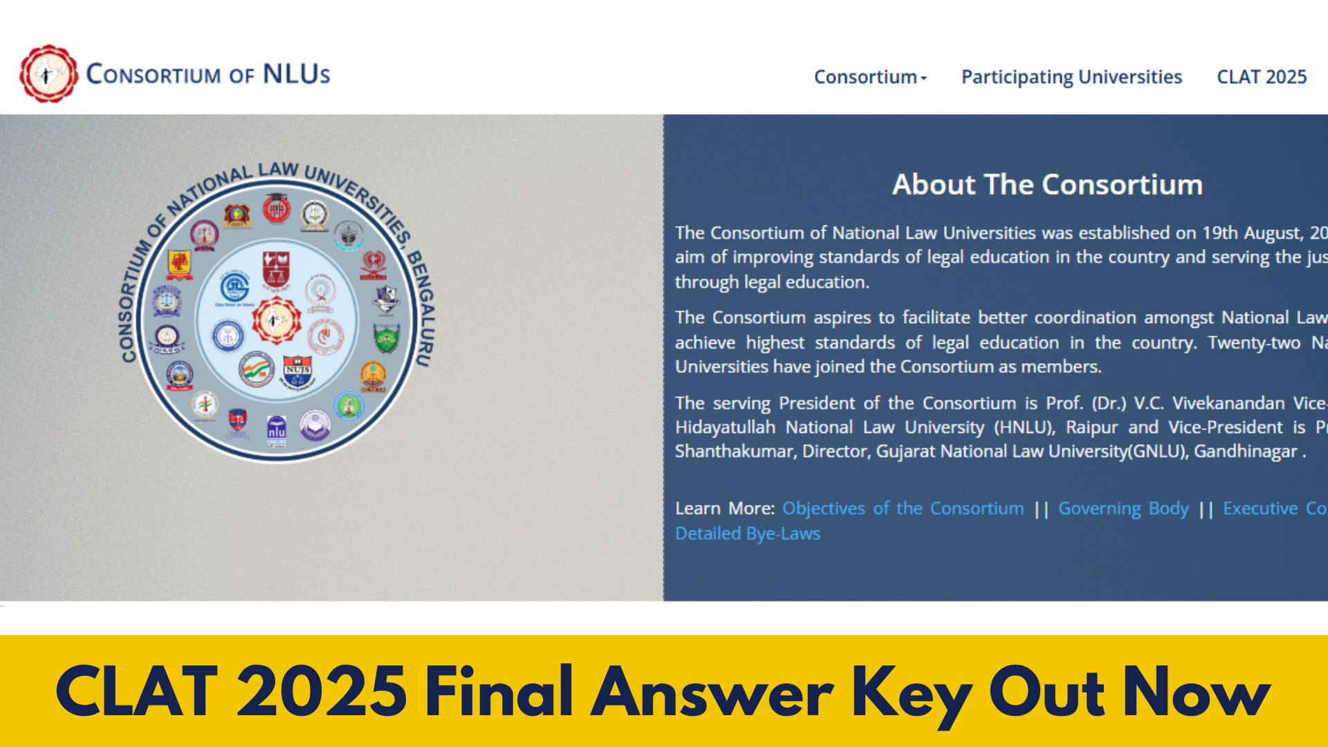 CLAT 2025 Final Answer Key Released: Know Modification in CLAT UG/PG Question Paper and Answer Key