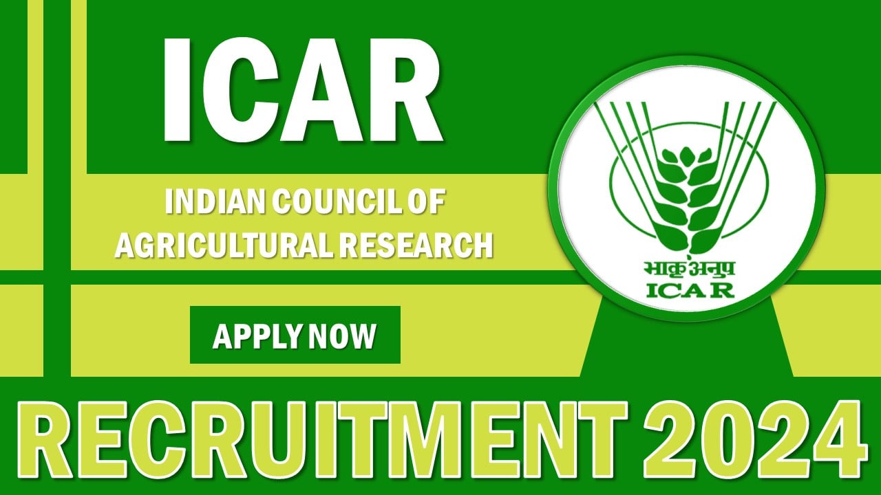 ICAR Recruitment 2024: Notification Out For Young Professional-I and Laboratory Attendant Posts, Salary Up To Rs. 30000