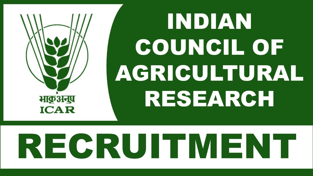 ICAR Recruitment 2024: Application Open For Project Associate-II and Other Posts, Apply Before 16th January