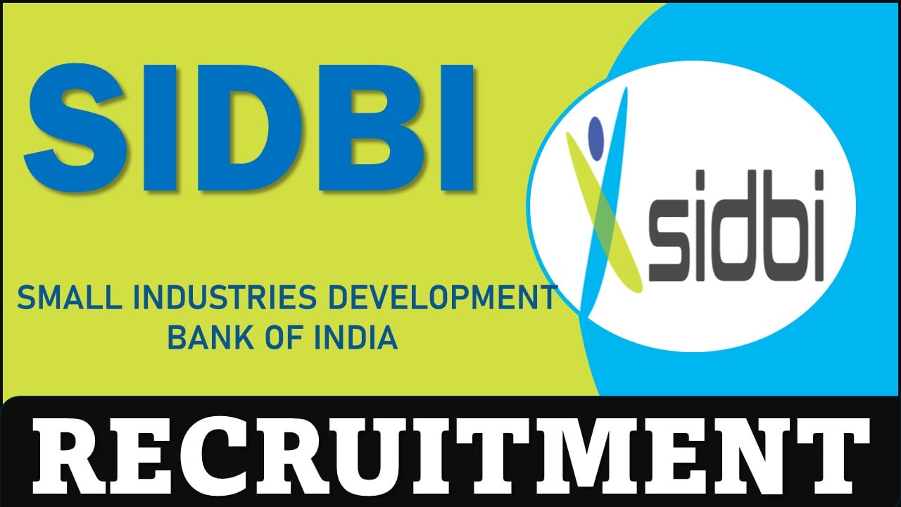 SIDBI Recruitment 2024: Apply For Senior Data Analyst and Junior Data Analyst Posts, Application Process Begun