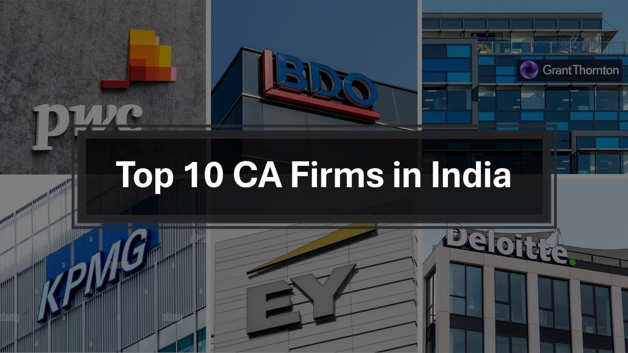 Top 10 CA Firms in India for Articleship