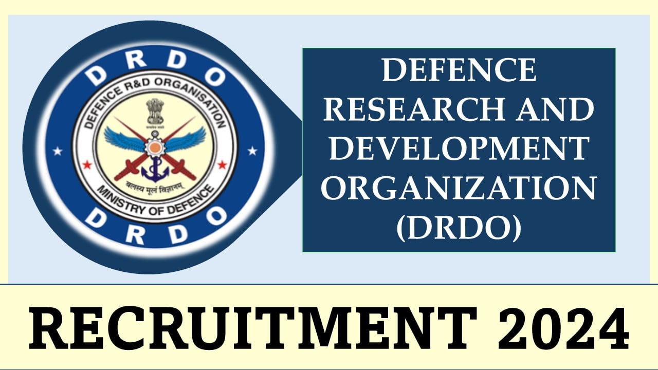 DRDO Recruitment 2024: Monthly Salary Up To Rs. 37000, Apply Through Walk-in-Interview