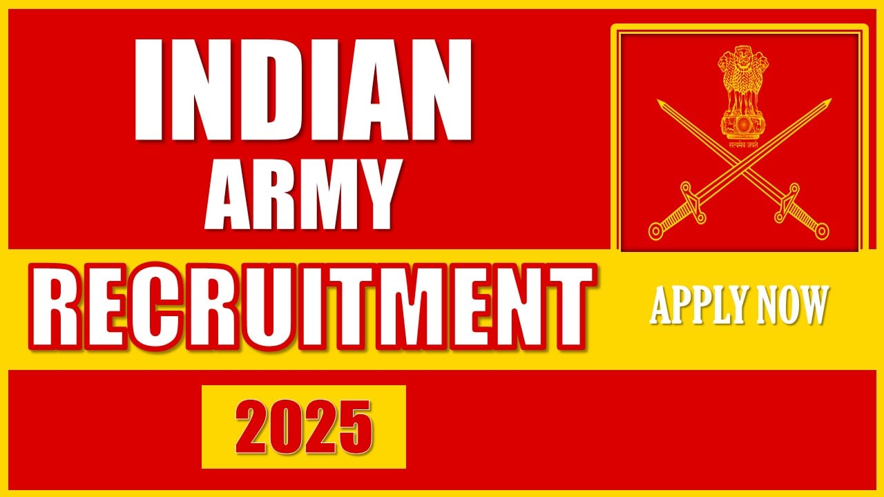 Indian Army Recruitment 2025: Application Out For 381 Vacancies, Apply Fast Before 05 February