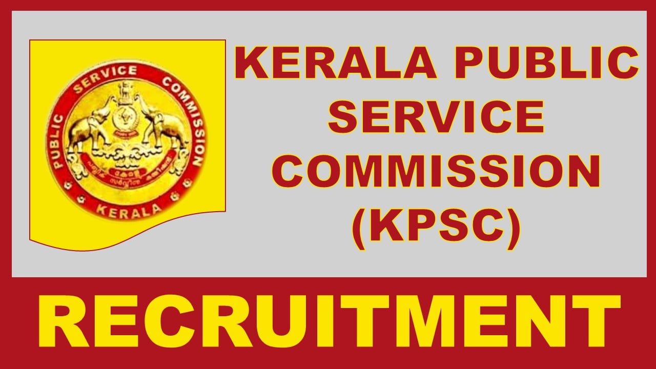 KPSC Recruitment 2025: 175 Vacancies Open for Public Health Inspector Gr II Post, Application Close on 29th January