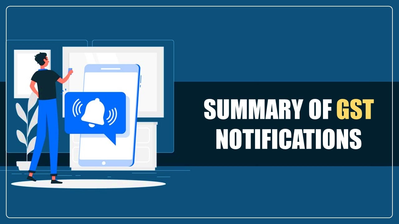 Summary of GST Notifications issued on 16.01.2025