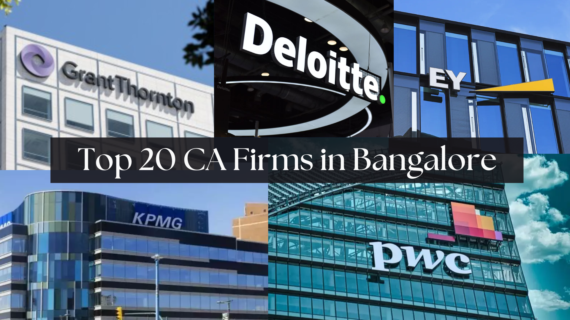 Top 20 CA Firms in Bangalore for Articleship