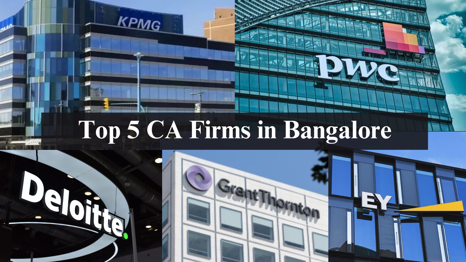 Top 5 CA Firms in Bangalore for Articleship