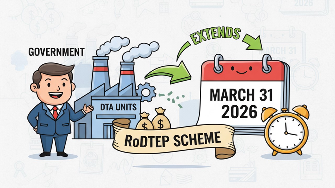 Government Extends RoDTEP Scheme for DTA Units Until March 31, 2026