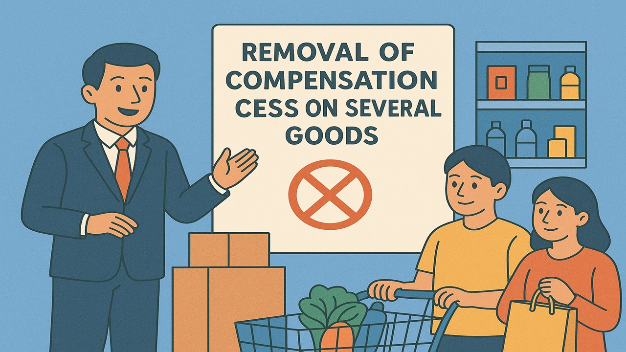 Government Scraps Compensation Cess Effective from Sept 22, 2025 [Read Notification]