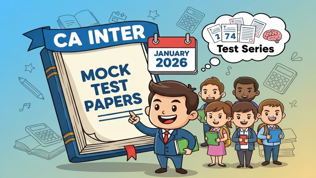 ICAI Conducting Mock Test Paper Series for CA Inter January 2026 Exams