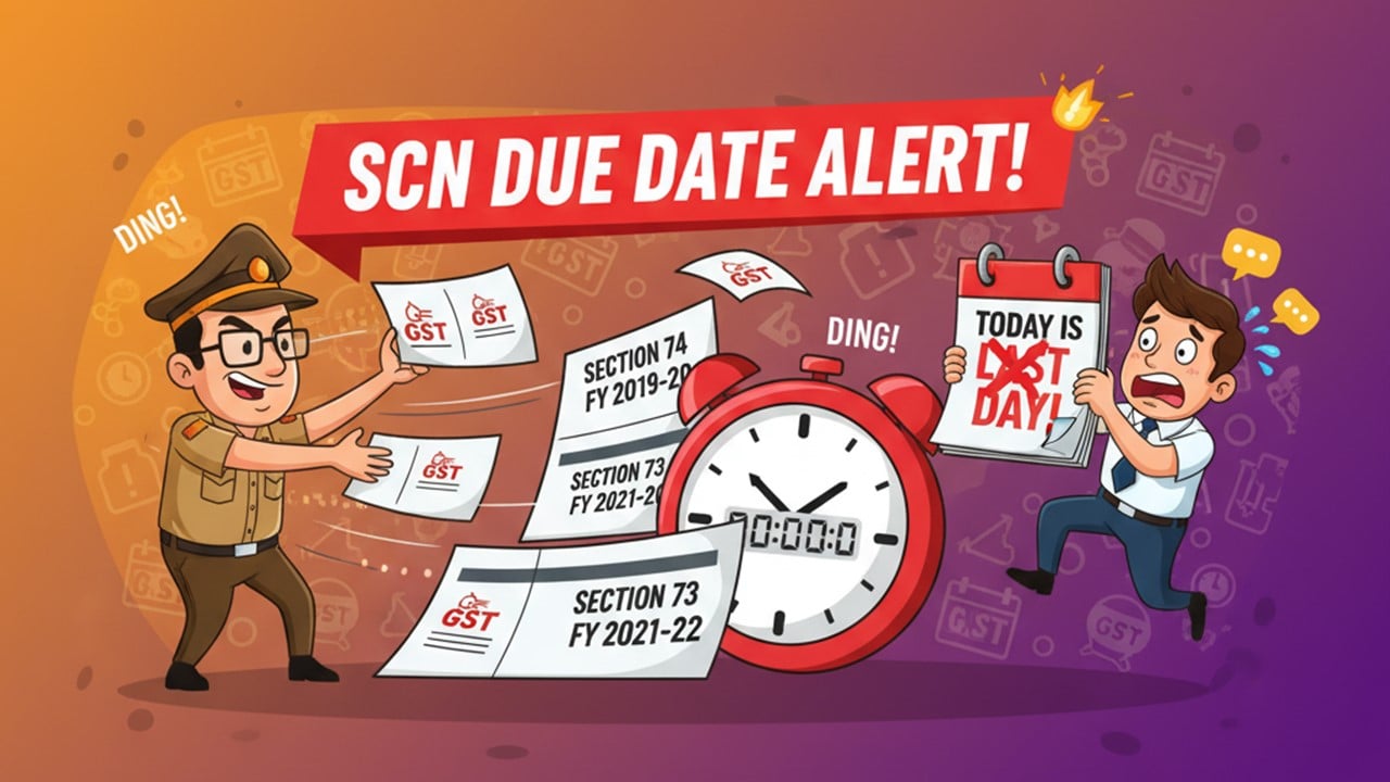 SCN Due Date Alert! Today is the Last Day for GST Notices u/s 73 and 74 for these years: Know More