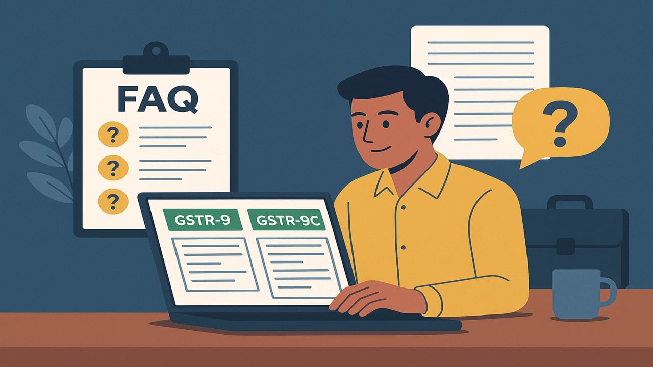 GSTR-9 and GSTR-9C for FY 2024-25 Now Live: GSTN Releases Detailed FAQs for Hassle-Free Filing