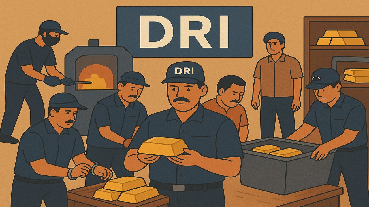 DRI Busts Major Gold Smuggling Racket in Mumbai Under “Operation Bullion Blaze”