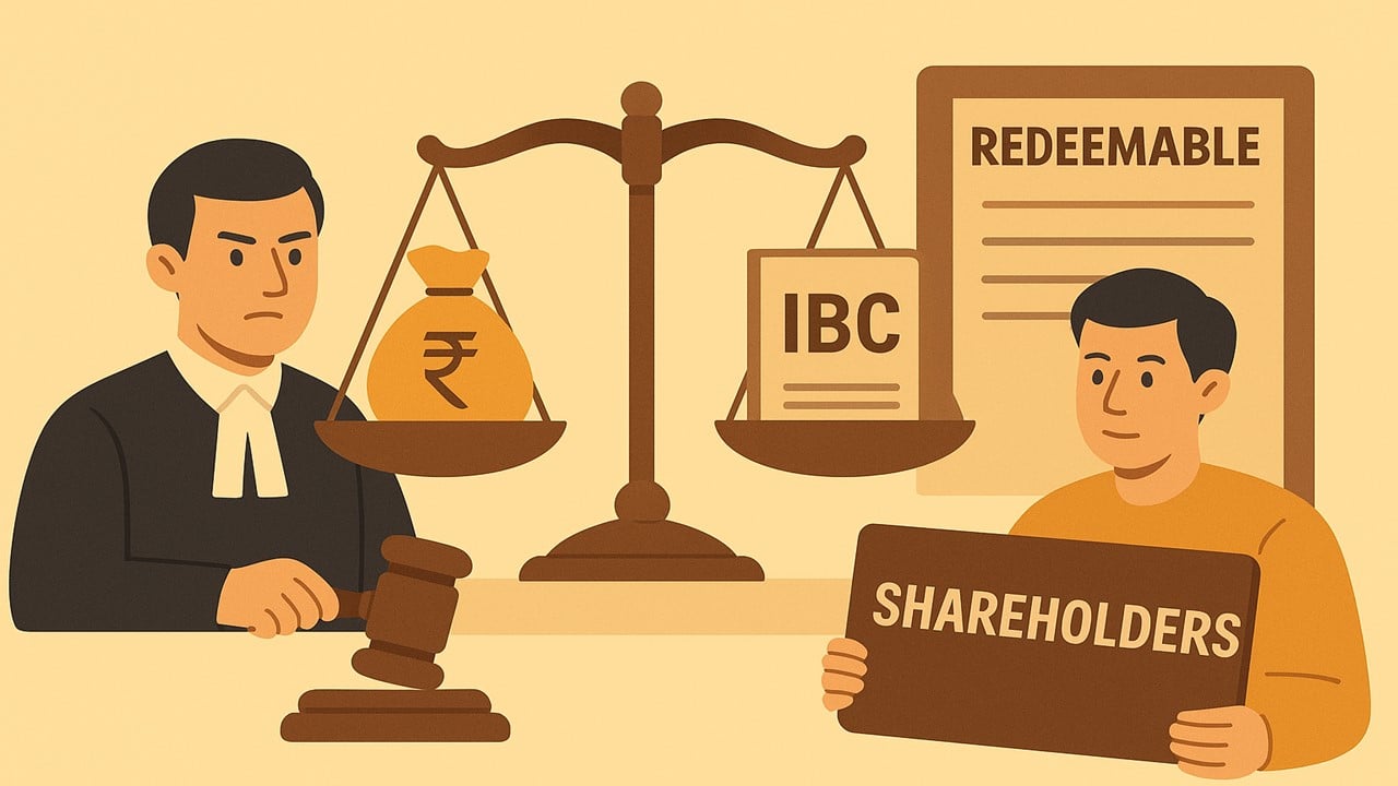 SC: Redeemable Preference Shareholders Not Financial Creditors Under Section 7 IBC