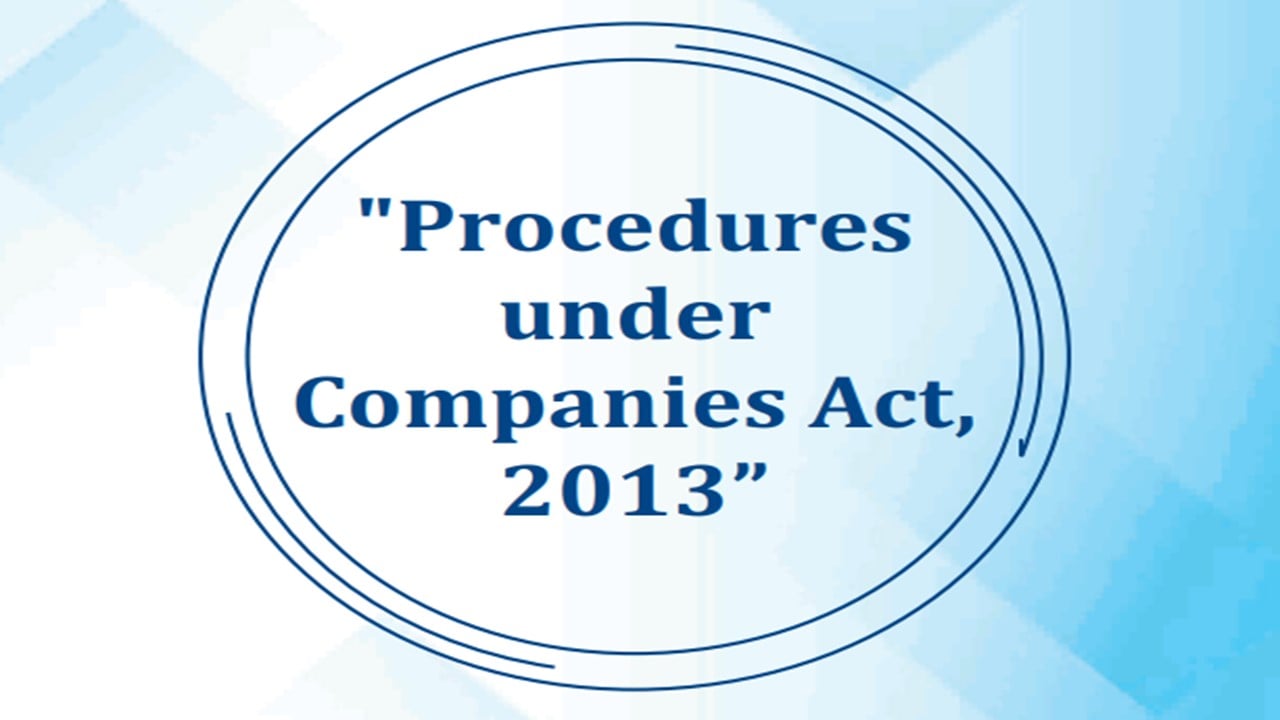WIRC-ICSI Releases 100 Key Procedures Under Companies Act, 2013
