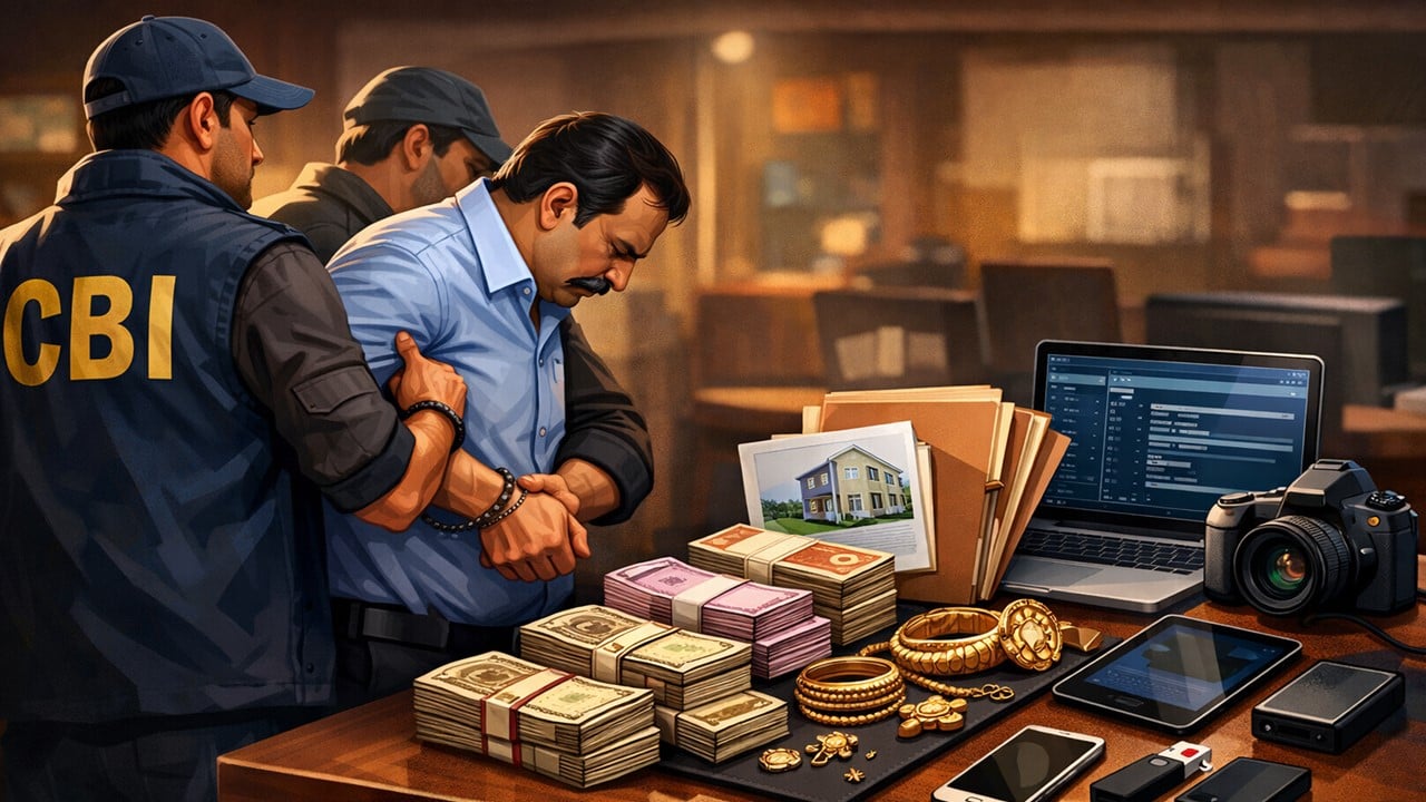 CBI Catches Superintendent, CGST Red-handed While Accepting Bribe of Rs. 5 lakh