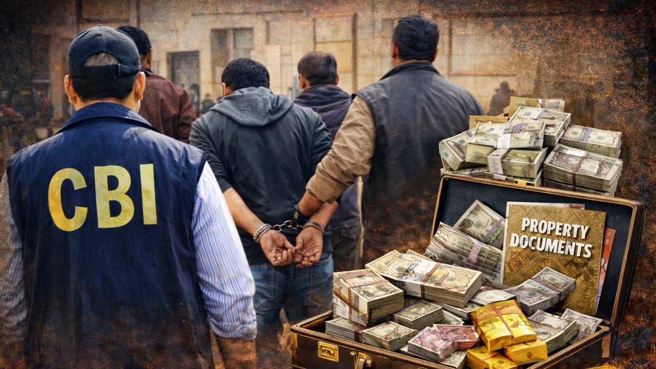 IRS Officer and Two GST Superintendents Arrested in Rs 1.5 Crore Bribery Case in Jhansi