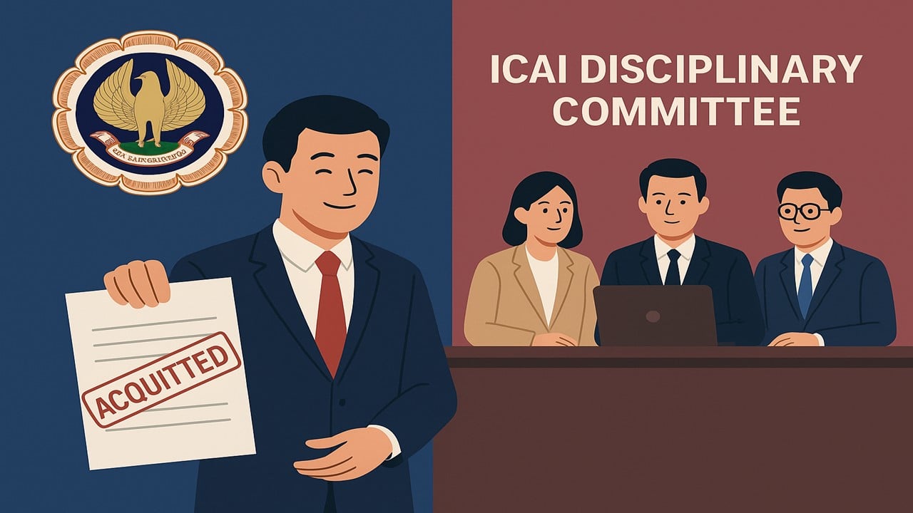ICAI Disciplinary Committee Acquits CA of Misconduct Allegations in Audit of Coaching Institute
