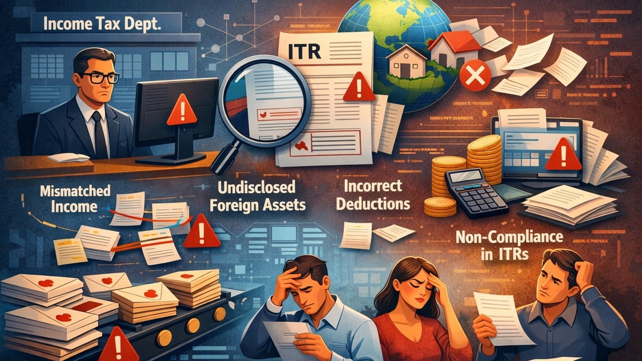 IT Dept Intensifies Data-Driven Tax Scrutiny; Issues Bulk Notices After AIS, TIS and Form 26AS Mismatch Detection