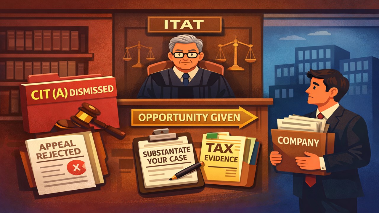 ITAT Gives One More Opportunity to Company to Substantiate its Case After CIT(A) Dismissed Appeal Without Merit