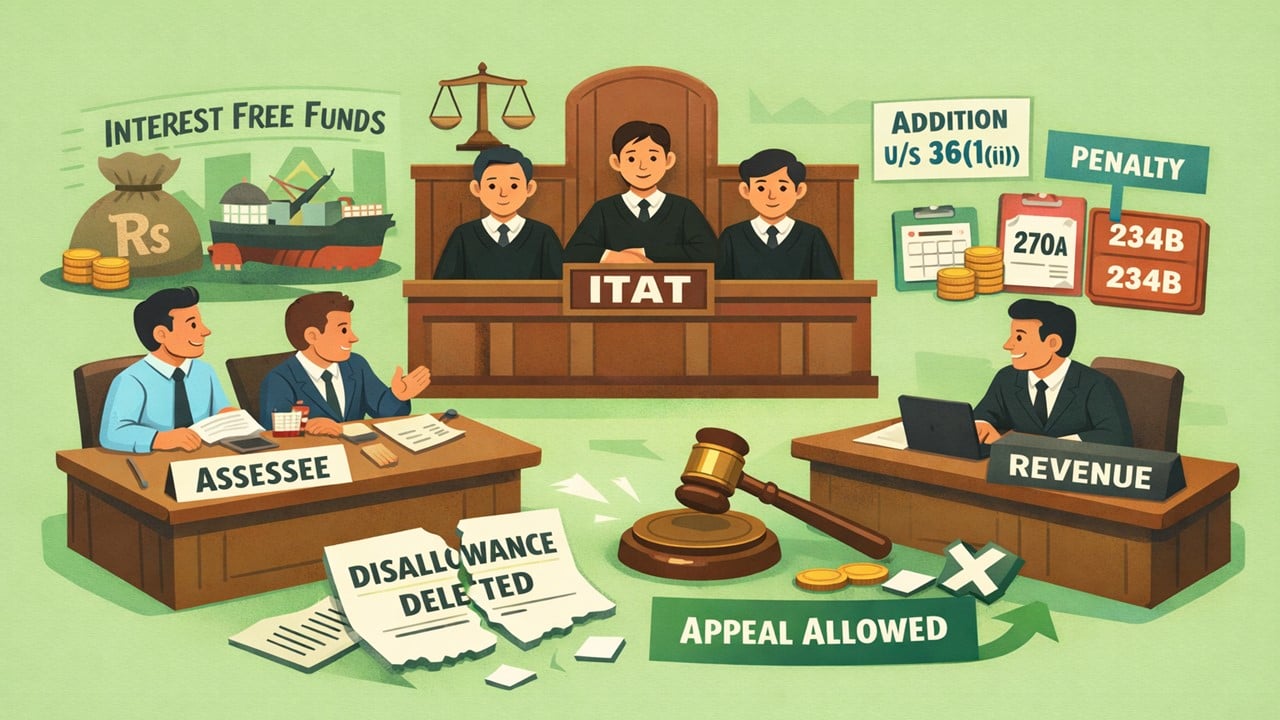 ITAT Overturns CIT(A) Order Confirming Interest Disallowance; Deletes Rs. 2.88 Crore Addition